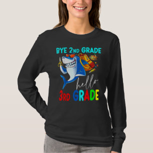 Bye 2nd Grade Hello 3rd Grade Back To School Kids T-Shirt