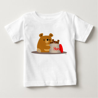 Bye Bye Honey! Cute Cartoon Bears Baby T-Shirt