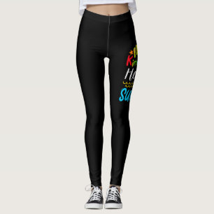 Bye Bye Kindergarten Hello Summer Leggings