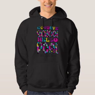 Bye Bye School Hello Pool Bus Driver Summer Studen Hoodie
