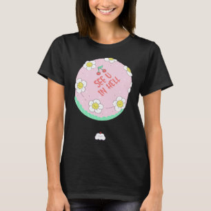 Bye Cake  Idea Breakup Farewell Team Colleague T-Shirt