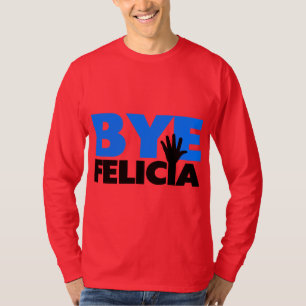 Bye Felicia Hand Wave Bold Blue T-Shirt