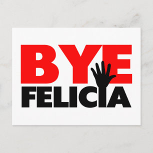 Bye Felicia Hand Wave Postcard