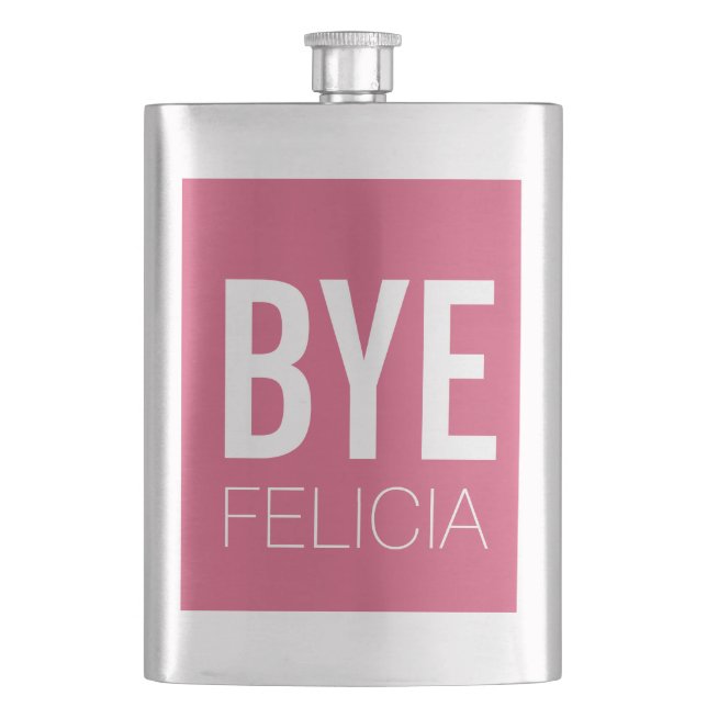 BYE Felicia Hip Flask (Front)