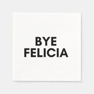 bye felicia napkin