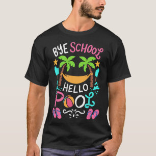 Bye School Beach T Ball Tee Hammock