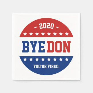 BYEDON Anti-Trump Never Trump Biden 2020 Napkin