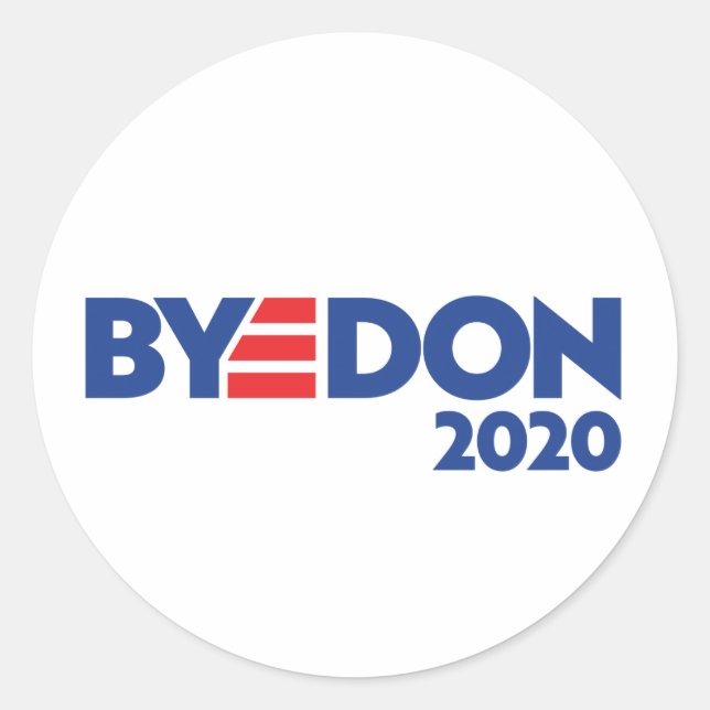 BYEDON CLASSIC ROUND STICKER (Front)