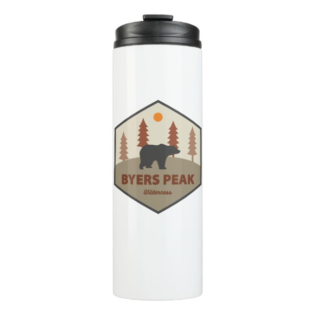 Byers Peak Wilderness Colorado Bear Thermal Tumbler (Front)