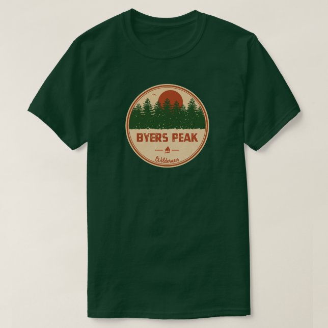 Byers Peak Wilderness Colorado T-Shirt (Design Front)