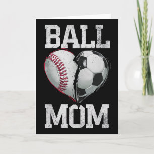 Byll Mom Soccer Bysebyll Sports Game Day Supporter Card