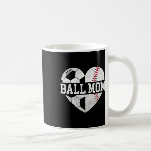 Byll Mum Shirt Heart Funny Bysebyll Soccer Mum Coffee Mug