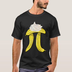 Bynana Cream Pi Symbol - Math Nerd Pie Lover T-Shirt