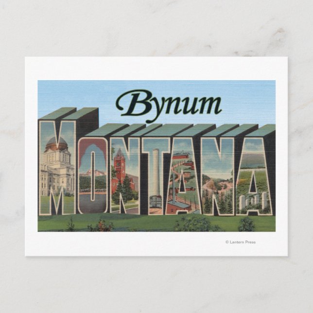 Bynum, MontanaLarge Letter ScenesBynum, MT Postcard (Front)