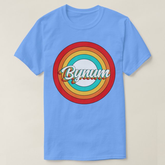 Bynum Name Shirt Vintage Bynum Circle (Design Front)