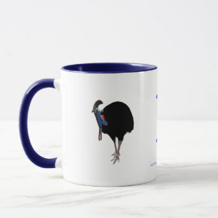 BYO Cassowary (Casuarius casuarius) Glass B Mug