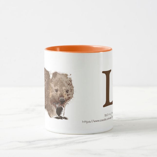 BYO Wombat (Vombatus ursinus) "L" Mug (Center)