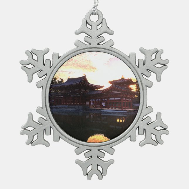 Byodo-in, Kyoto, Japan #1 Snowflake Ornament (Front)