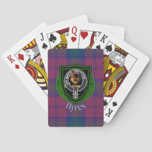 Byres Scottish Clan Tartan & Crest Playing Cards