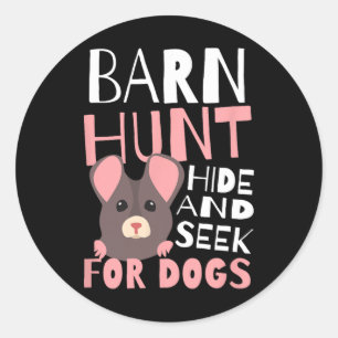 Byrn Hunt Hide And Seek Design Rn Hunt  Classic Round Sticker