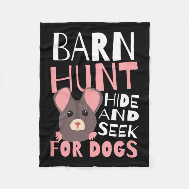 Byrn Hunt Hide And Seek Design Rn Hunt  Fleece Blanket (Front)