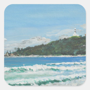 Byron Bay Australia. 27/11/1998 Square Sticker
