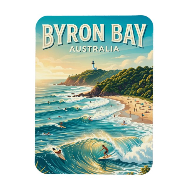 Byron Bay Australia Magnet (Vertical)