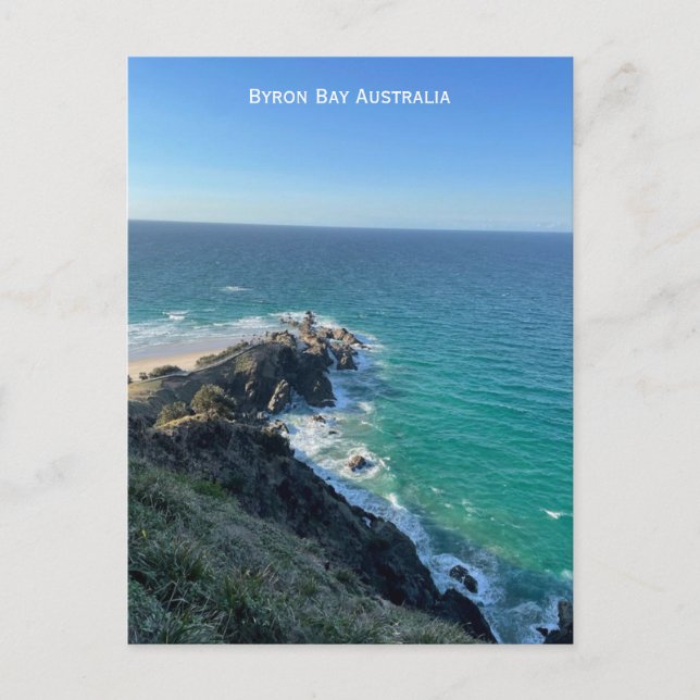 Byron Bay Australia sea view 2 Postcard (Front)