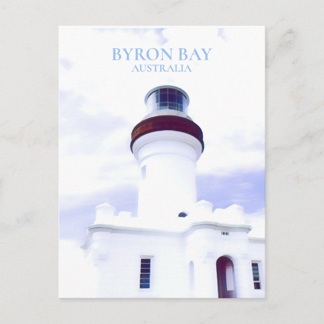 Byron bay lighthouse town NSW Australia Postcard (Front)
