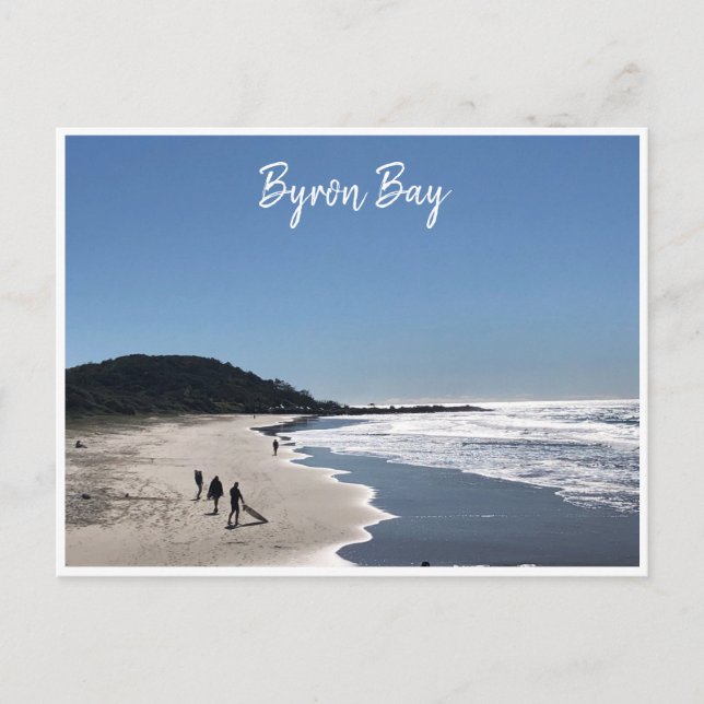 byron bay surf australia postcard (Front)