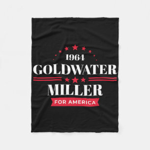 Byrry Goldwater Shirt Republican 1964 Campaign Fleece Blanket