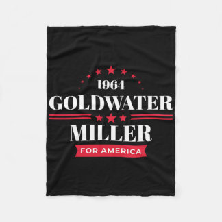 Byrry Goldwater Shirt Republican 1964 Campaign  Fleece Blanket