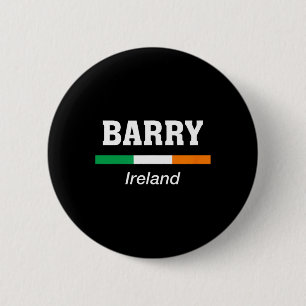 Byrry Irish Family Name St Patricks Day Ireland Fl 6 Cm Round Badge