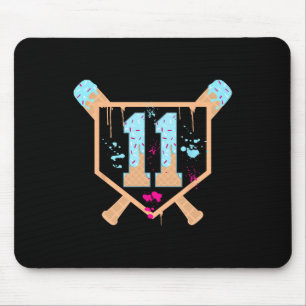 Bysebyll 11 Year Old Ice Cream Drip 11th Birthday  Mouse Pad