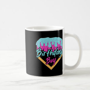 Bysebyll 5 Year Old Ice Cream Drip 5th Birthday Bo Coffee Mug