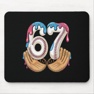 Bysebyll 67 - Ice Cream Drip 67 Meme Funny Player  Mouse Pad