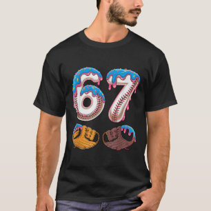 Bysebyll 67 - Ice Cream Drip 67 Meme Funny Player T-Shirt