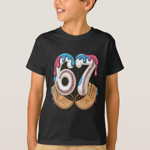 Bysebyll 67 - Ice Cream Drip 67 Meme Funny Player  T-Shirt