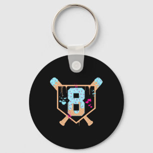 Bysebyll 8 Year Old Ice Cream Drip 8th Birthday Bo Key Ring