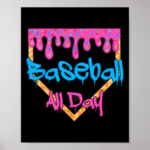 Bysebyll All Day Drip Home Plate Ice Cream Poster