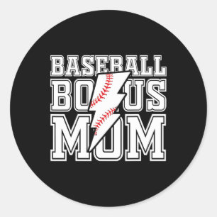 Bysebyll Bonus Mum Mother's Day Womens Classic Round Sticker