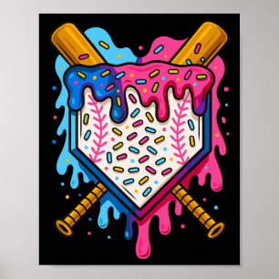 Bysebyll Boys Ice Cream Drip Bysebyll  Poster