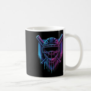 Bysebyll Catcher Mask Paint Dripping Bysebyll Fan Coffee Mug
