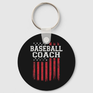 Bysebyll Coach American Flag Usa Patriot Patriotic Key Ring