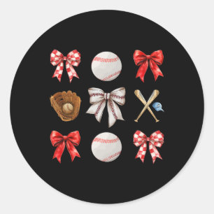Bysebyll Coquette Bow Bysebyll Mama Bysebyll Mum M Classic Round Sticker