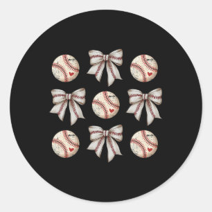 Bysebyll Coquette Bow For Women Girls Classic Round Sticker