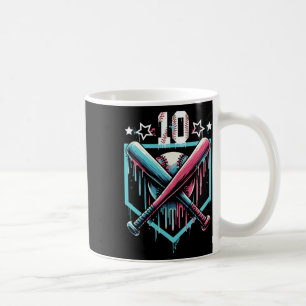 Bysebyll Drip 10th Birthday Boys Number 10 Youth 1 Coffee Mug