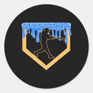 Bysebyll Drip Boy Home Plate Ice Cream Youth Byseb Classic Round Sticker