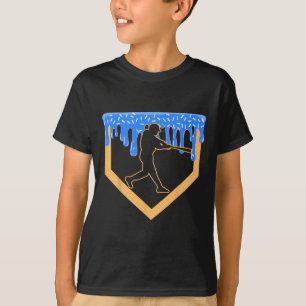 Bysebyll Drip Boy Home Plate Ice Cream Youth Byseb T-Shirt
