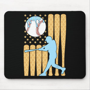 Bysebyll Drip Boys Bytter Ice Cream American Flag Mouse Pad